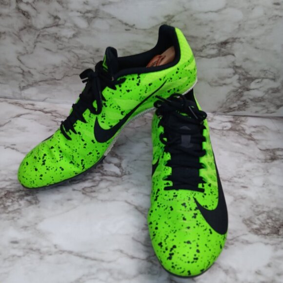 Nike Other - NIKE Zoom Rival S 9 Electric Green Track Spikes Unisex Shoes Size 10.5 Running